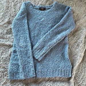 soft blue sweater